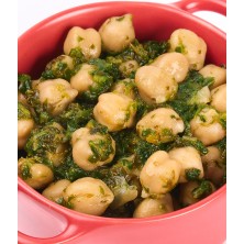 Garbanzos con espinacas