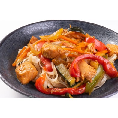 Wok de salmón teriyaki receta casera - Qchara