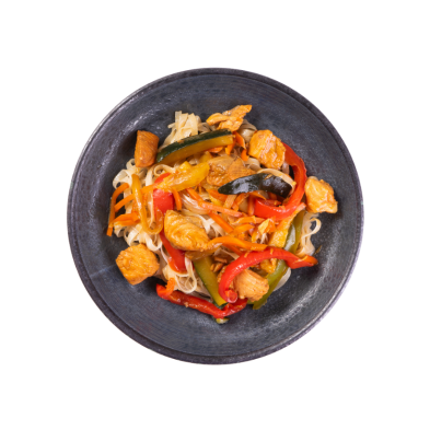 Wok de salmón teriyaki receta casera - Qchara