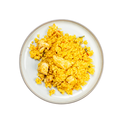 Arroz con pollo aromático receta casera - Qchara