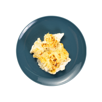 Coliflor gratinada con bechamel