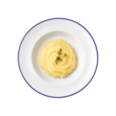 Puré de patatas con mantequilla