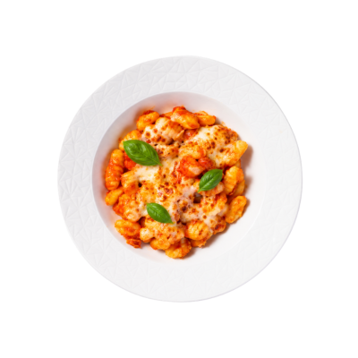 Ñoquis a la Sorrentina con Tomate y Mozzarella
