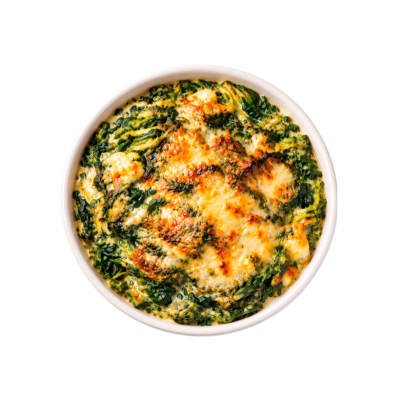 Espinacas con Bechamel Gratinadas | Qchara