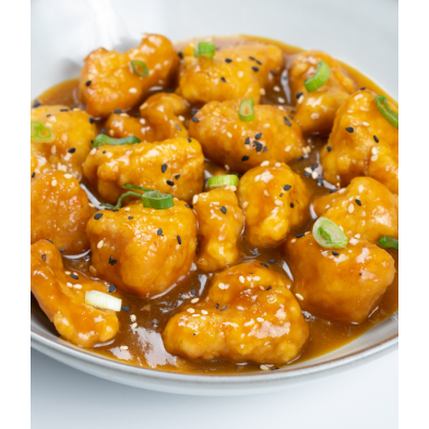 Pavo a la naranja al estilo chino