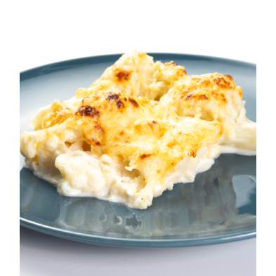 Coliflor gratinada con bechamel