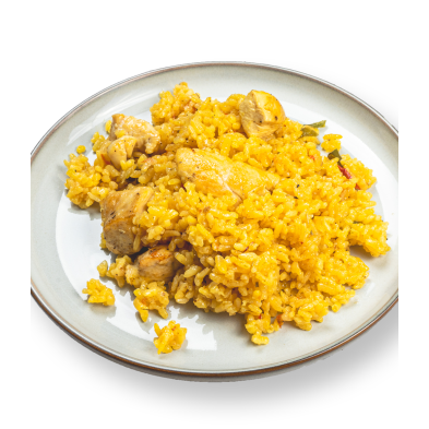 Arroz con pollo aromático receta casera - Qchara