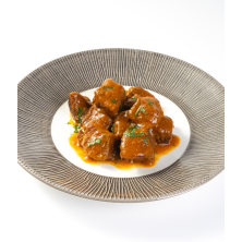 Carne en salsa de verduras