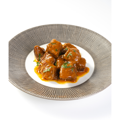 Carne en salsa de verduras