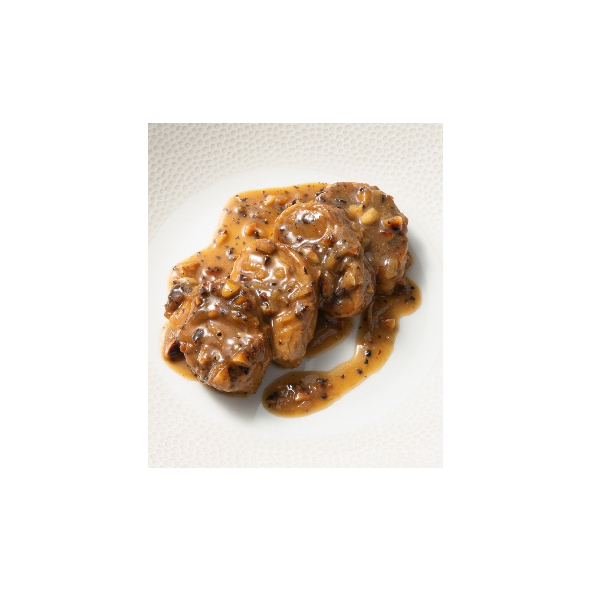 Solomillo de cerdo al PX con almendras