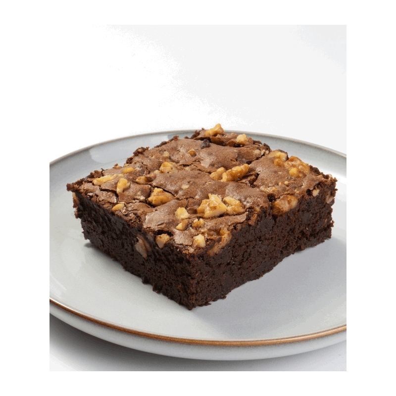 Brownie de chocolate negro 70% con nueces