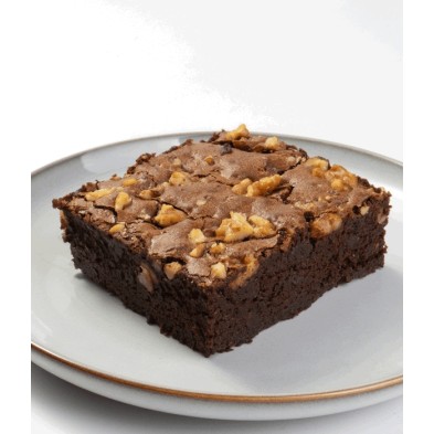 Brownie de chocolate negro 70% con nueces