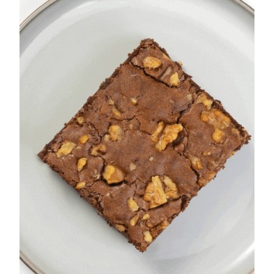 Brownie de chocolate negro 70% con nueces