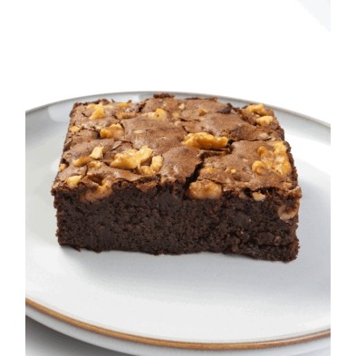Brownie de chocolate negro 70% con nueces