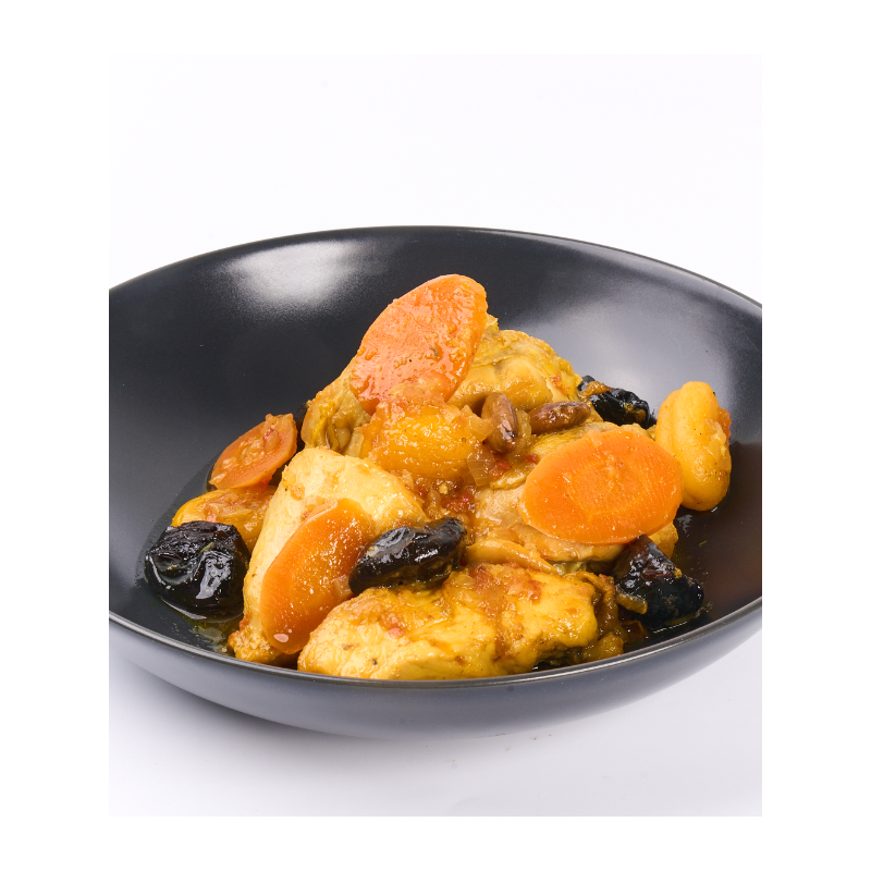 Pollo guisado al estilo marroquí
