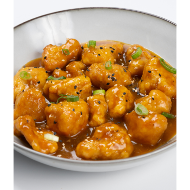 Pavo a la naranja al estilo chino