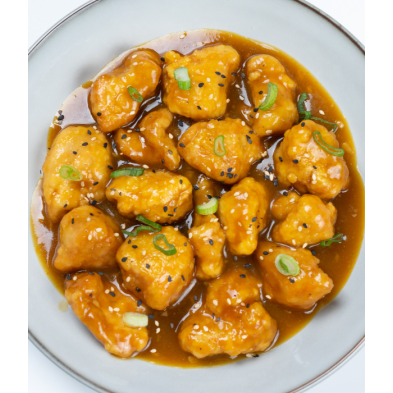 Pavo a la naranja al estilo chino