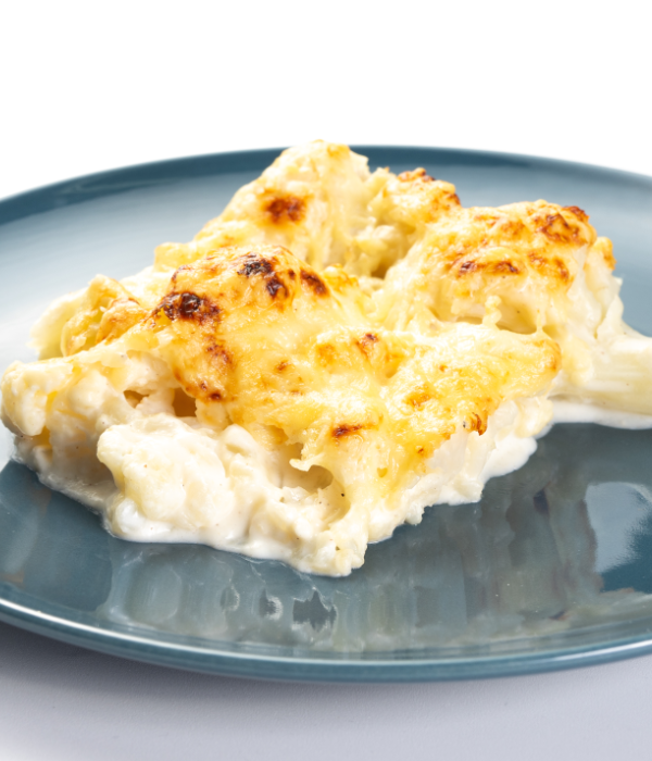 Coliflor gratinada con bechamel