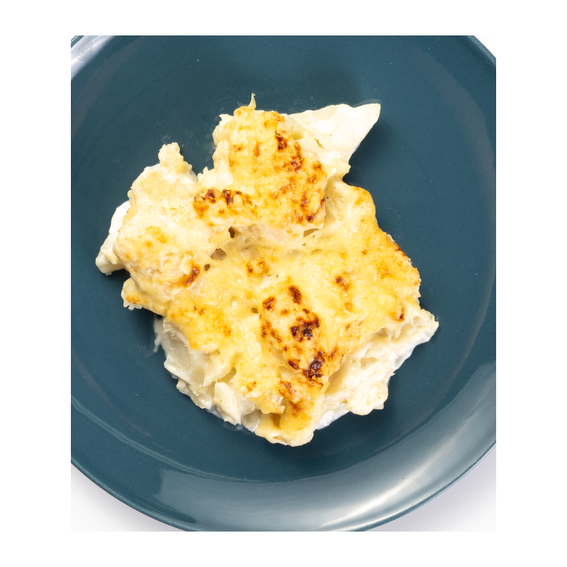 Coliflor gratinada con bechamel