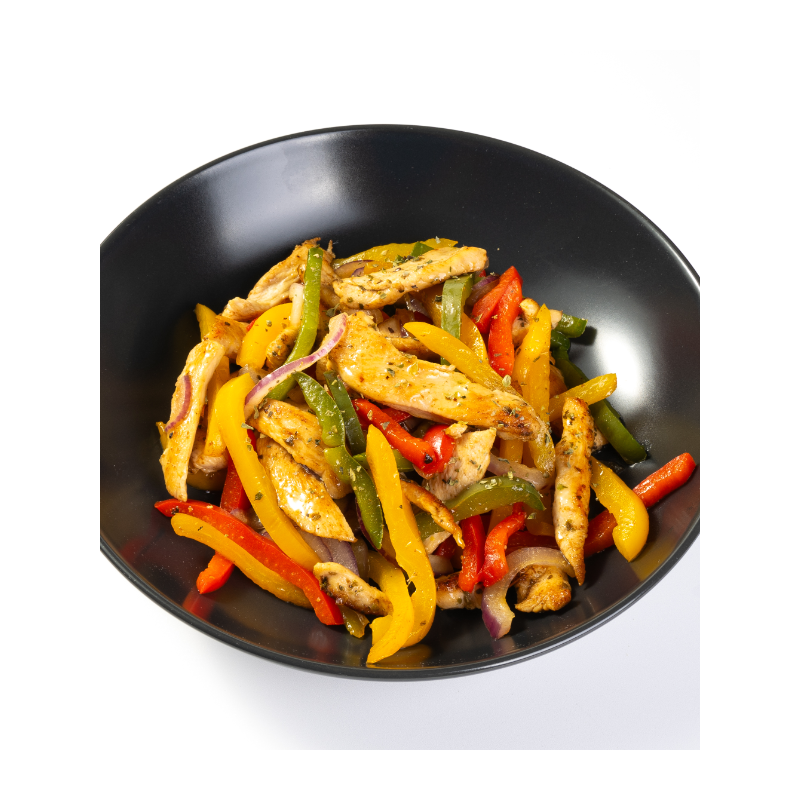 Wok de pollo con verduras